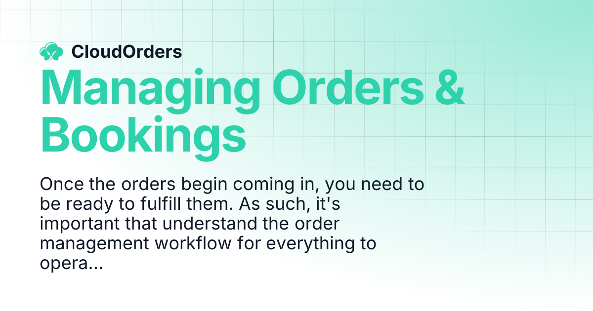 Orders